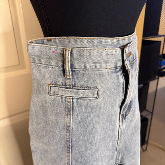 Red Star Denim Boot Cut Pants - Picture 4 of 6